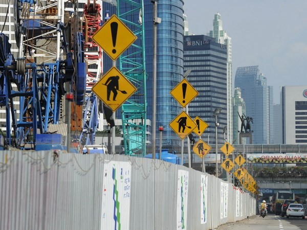 Đường phố ở thủ đô Jakarta. (Nguồn: AFP/TTXVN)