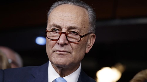 Ông Chuck Schumer, lãnh đạo phe thiểu số ở Thượng viện Mỹ. Ảnh: AP