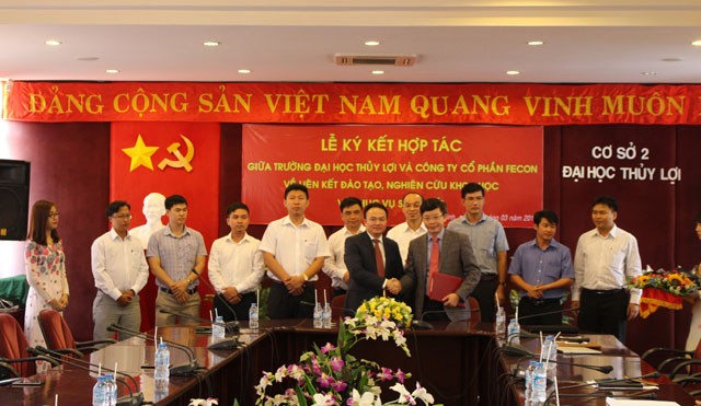 FECON và Trường Đại học Thủy lợi trao đổi Bản ghi nhớ hợp tác