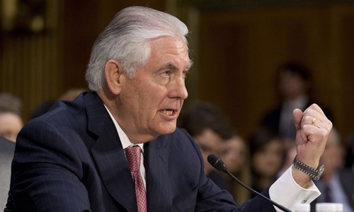 Ngoại trưởng Mỹ Rex Tillerson. Ảnh: Reuters.