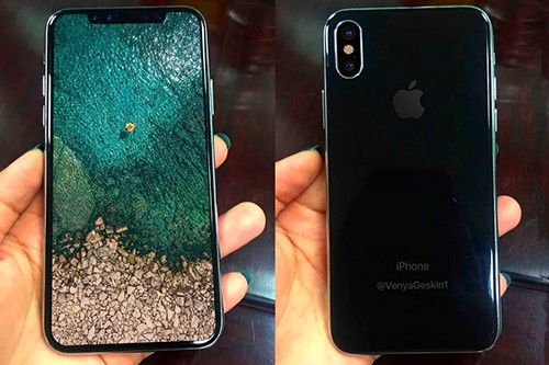 Mô hình iPhone 8 dựng theo tin đồn.