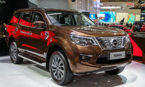 Nissan Terra tại triển lãm ôtô quốc tế Gaikindo Indonesia hồi tháng 8. Ảnh: Paultan. 