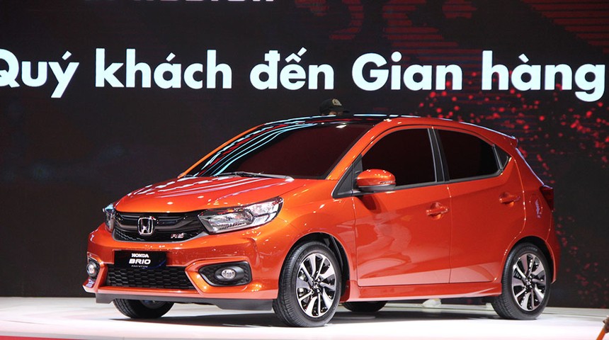 Honda Brio lần đầu xuất hiện tại triển lãm ôtô Việt Nam 2018 đang diễn ra tại TP HCM.