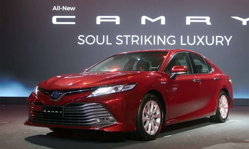 Camry thế hệ mới ra mắt tại Thái Lan chiều ngày 29/10.