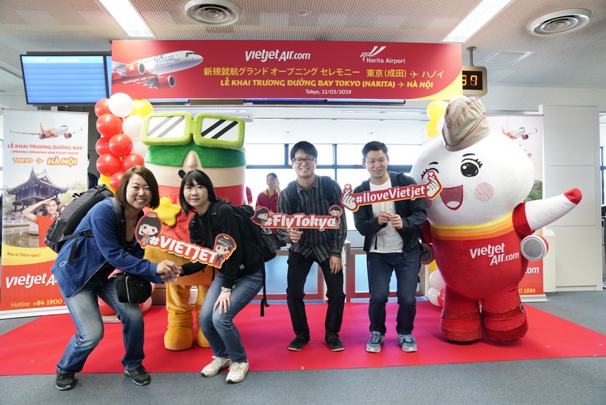 Vietjet mở đường bay thứ 3 kết nối Hà Nội và Tokyo