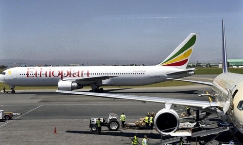 Một máy bay của hãng hàng không Ethiopian Airlines. Ảnh: AFP.