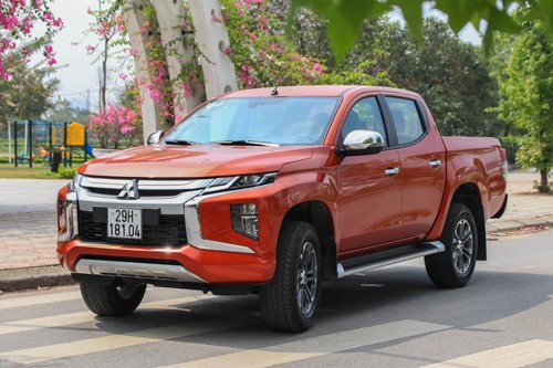 Một mẫu Mitsubishi Triton 2019 tại Hà Nội. Ảnh: Đức Huy.