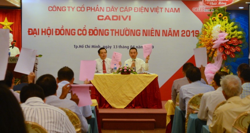 Năm 2019, Cadivi (CAV) chia cổ tức 50% bằng tiền mặt