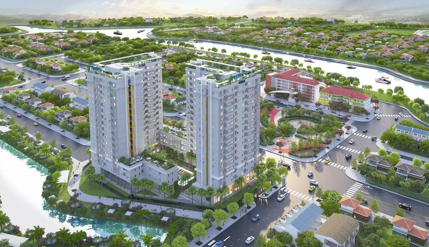 SeaHoldings cất nóc dự án Fresca Riverside