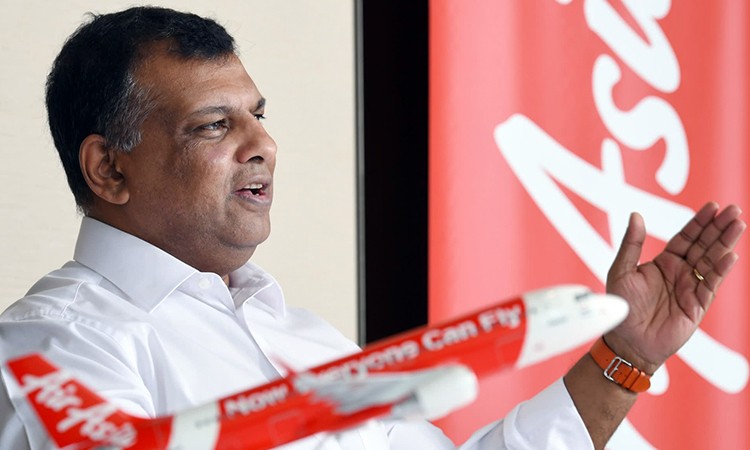 CEO Air Asia, Tony Fernandes. Ảnh: Nikkei