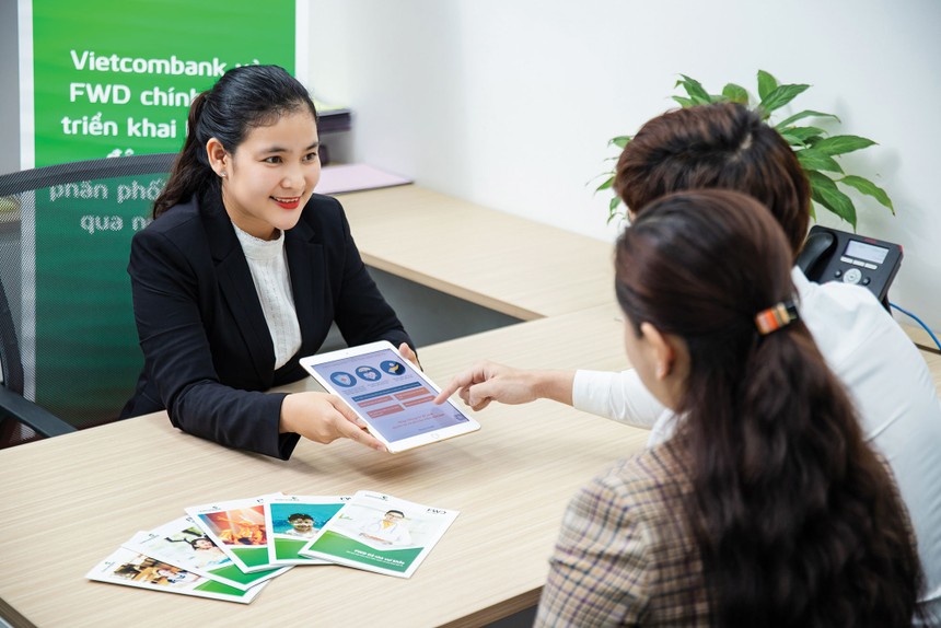 FWD đang nhắm tới lượng khách hàng 
cá nhân rất lớn tại Vietcombank.