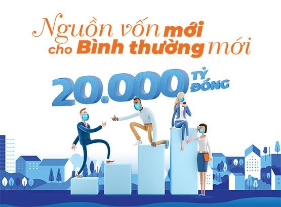 Sacombank tiếp thêm nguồn vốn ưu đãi 20.000 tỷ đồng