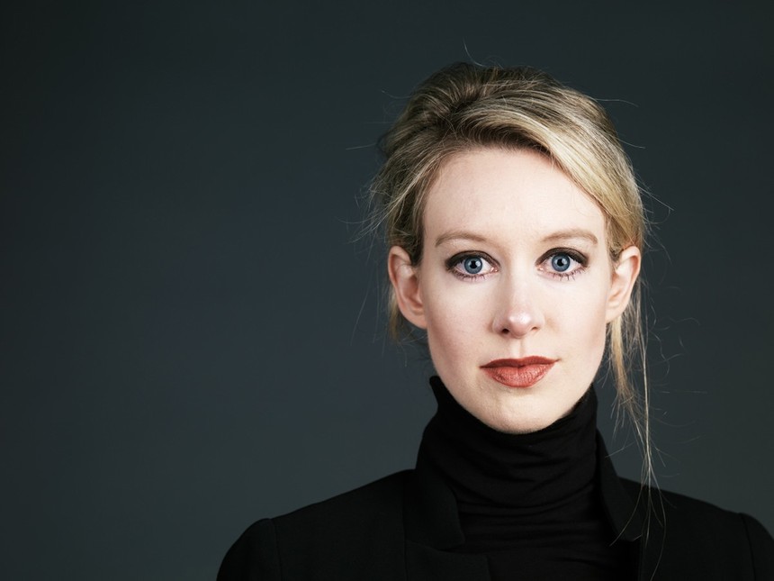 Elizabeth Holmes vừa bị Forbes gạch tên khỏi danh sách tỷ phú