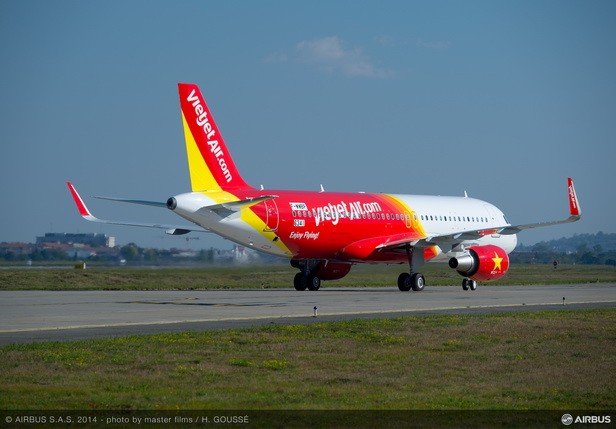 Với việc nhận chiếc máy bay đầu tiên thuộc sở hữu của Vietjet, đội bay của Hãng sẽ có số lượng tàu bay lên 20 chiếc.