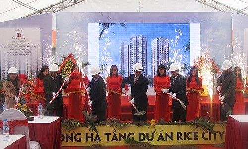 Khởi công Dự án nhà thu nhập thấp Rice City Sông Hồng