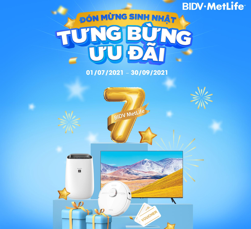 BIDV MetLife khuyến mại tri ân khách hàng 