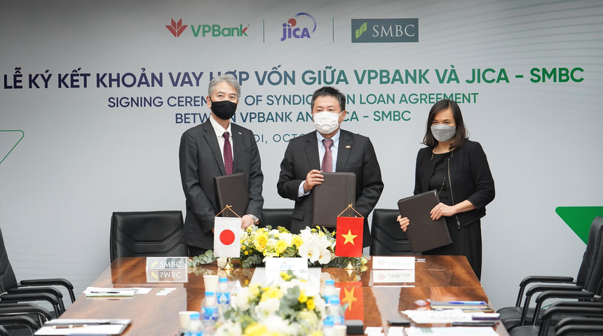 VPBank nhận gói vay hợp vốn 100 triệu USD từ JICA và SMBC 