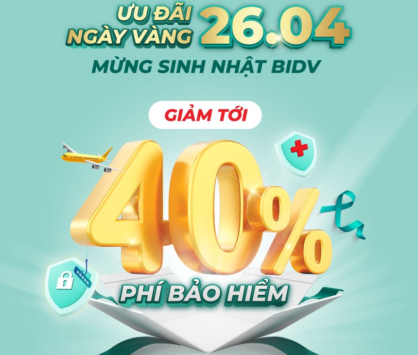 BIC triển khai chương trình Ngày vàng siêu ưu đãi 26.04