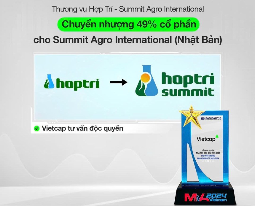 Thương vụ M&A Hợp Trí - Summit Agro International trải qua 8 lần thẩm định độc lập thuộc các lĩnh vực khác nhau tham gia đánh giá