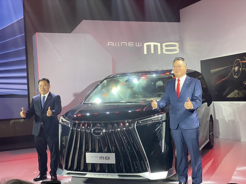 GAC Motor giới thiệu mẫu xe All-New M8 hoàn toàn mới tại thị trường Việt Nam.