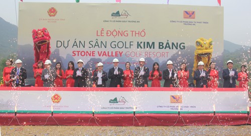 Động thổ dự án sân Golf Kim Bảng – Stone Valley