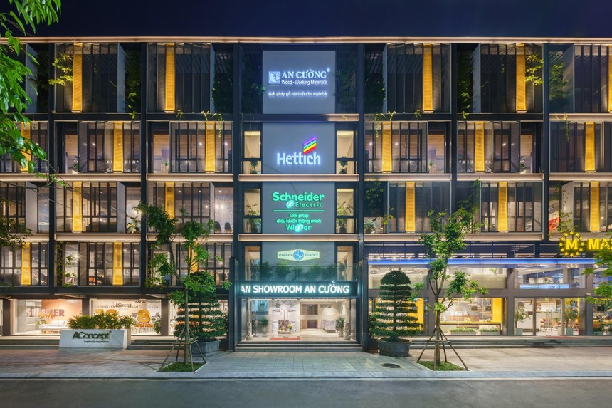 Hệ thống showroom An Cường One-Stop Shopping Center quy mô toàn quốc.