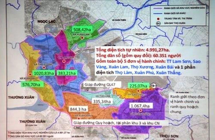 Thanh Hóa: Xem xét đề nghị công nhận đô thị Lam Sơn - Sao Vàng đạt tiêu chuẩn đô thị loại IV