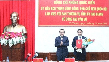 Điều động Phó Bí thư Tỉnh ủy Hậu Giang về làm Phó Tổng Kiểm toán Nhà nước