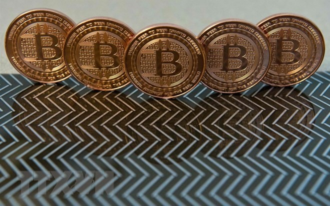 Đồng bitcoin tại Washington. (Nguồn: AFP/TTXVN)