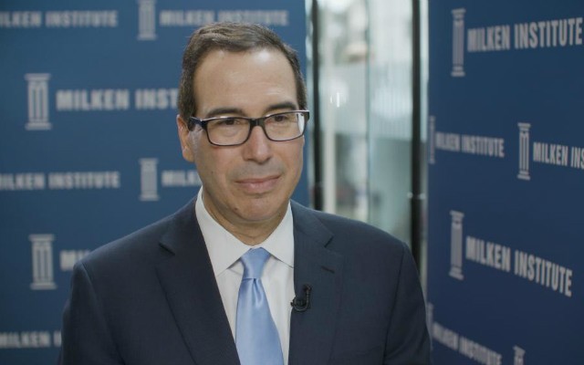 Bộ trưởng Bộ Tài chính Mỹ Steven Mnuchin: Không dễ giành chiến thắng trong đàm phán thương mại