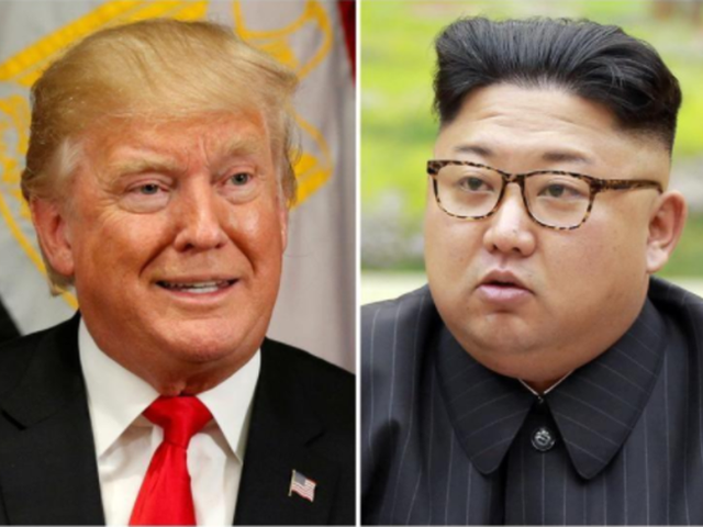 Tổng thống Mỹ Donald Trump (trái) và nhà lãnh đạo Triều Tiên Kim Jong-un (Ảnh: Reuters)