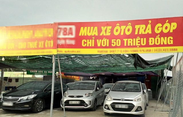 Ô tô bán trả góp chỉ 50 triệu đồng.