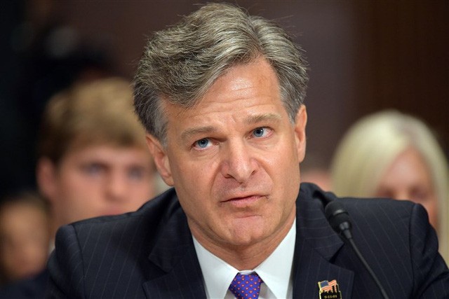 Giám đốc FBI Christopher Wray (Ảnh: NBC News).