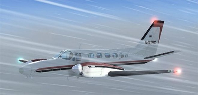 Máy bay 2 động cơ Cessna 414. (Nguồn: pinterest).