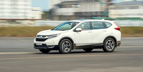 Honda CR-V khi ra mắt tại Nha Trang hồi cuối 2017.