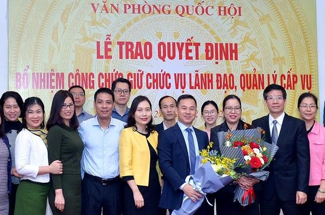 Văn phòng Quốc hội bổ nhiệm nhân sự mới