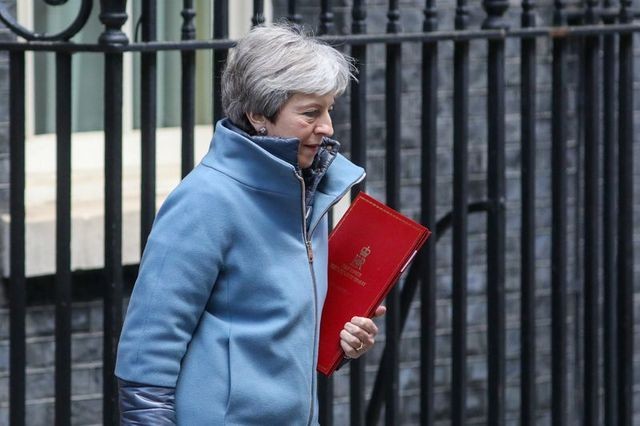 Thủ tướng Theresa May (Ảnh: Bloomberg).