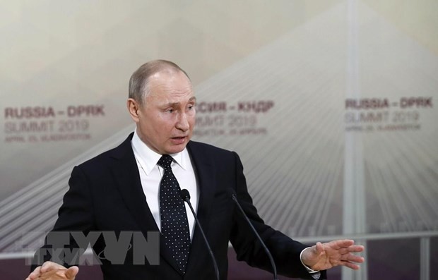 Tổng thống Nga Vladimir Putin. (Nguồn: AFP/TTXVN).