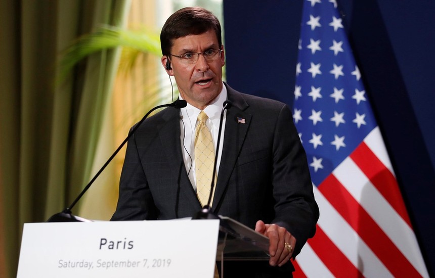 Bộ trưởng Quốc phòng Mỹ Mark Esper. (Ảnh: AFP/TTXVN).