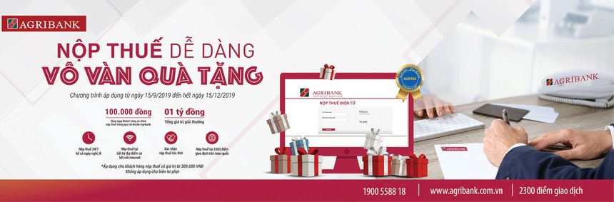 “Nộp thuế dễ dàng - Vô vàn quà tặng” với Agribank