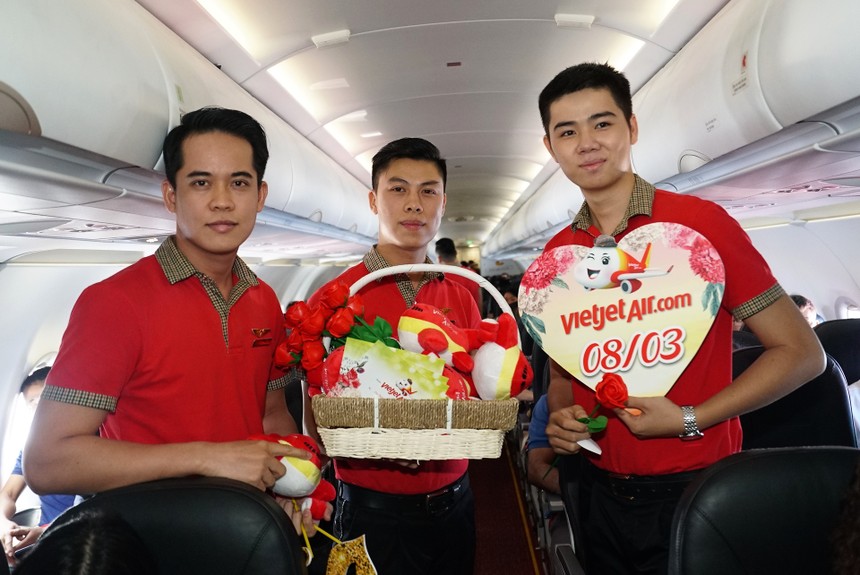 Vietjet giảm 83% giá vé nhân ngày 8/3