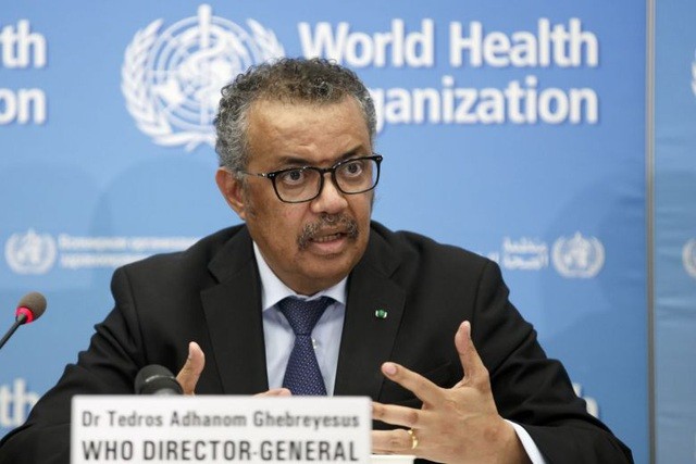 Tổng giám đốc WHO Tedros Adhanom Ghebreyesus (Ảnh: EPA).