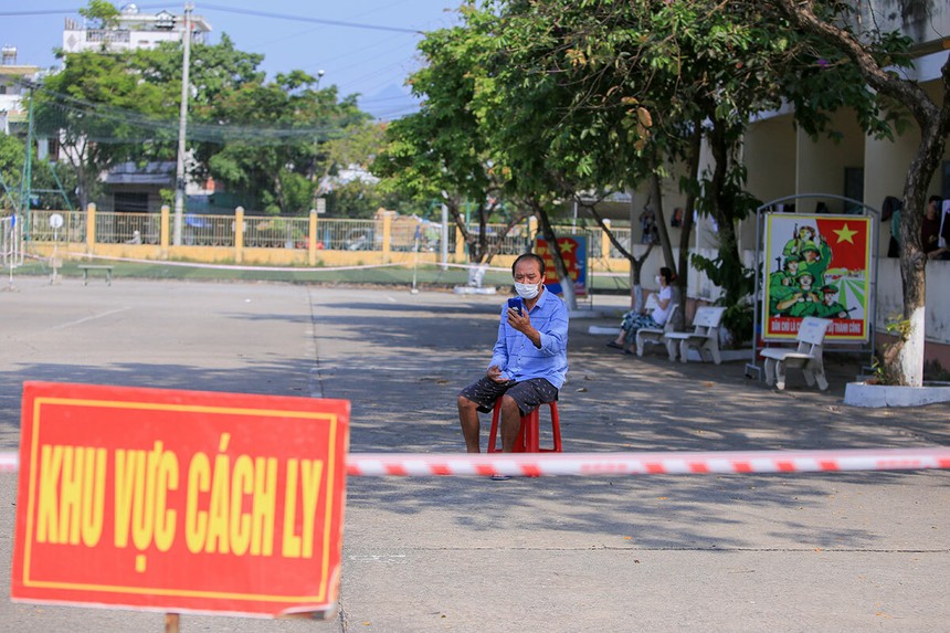 Khu cách ly tập trung của quân đội ở Đà Nẵng hồi tháng 3.