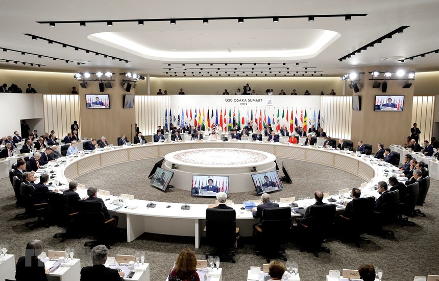 Toàn cảnh Hội nghị thượng đỉnh G20 tại Osaka, Nhật Bản ngày 28/6/2019. (Ảnh: AFP/TTXVN).