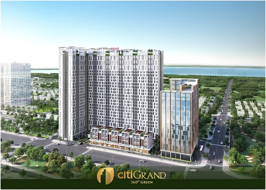 Cư dân CITIGRAND được thụ hưởng môi trường sống trong lành, xanh mát với mật độ cây xanh cao gấp 9 lần nội thành, liền kề công viên trung tâm 4 ha.