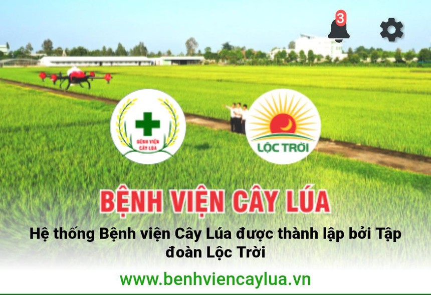 Tập đoàn Lộc Trời ra mắt ứng dụng “Bệnh Viện Cây Lúa” dành riêng cho người nông dân