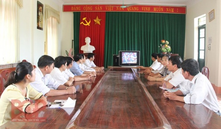 Nâng cao chất lượng sinh hoạt tại các chi bộ Đảng cơ sở. (Ảnh minh họa, Nguồn: bacgiang.gov.vn).