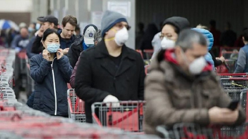 Bệnh viện quá tải vì Covid-19 tăng, Thủ tướng Canada kêu gọi người dân ở nhà. (Ảnh: The Canadian Press).