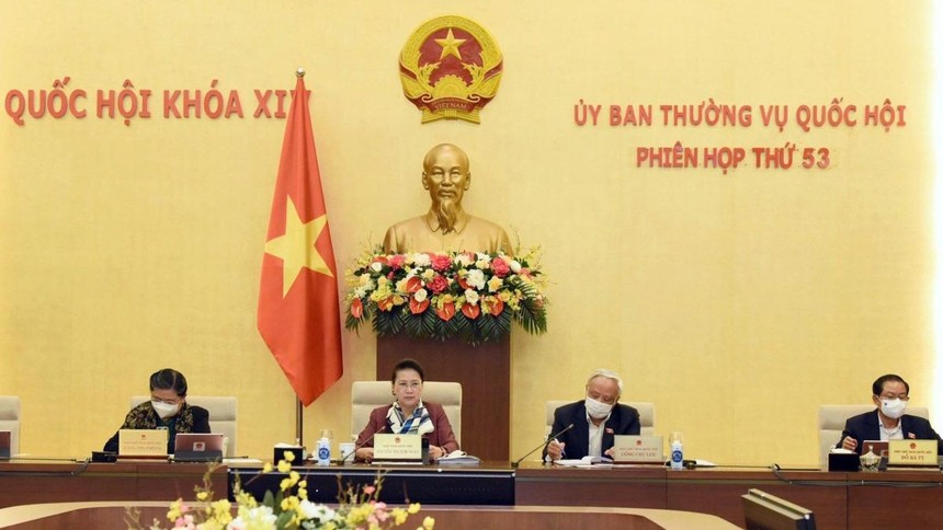 Phiên họp 53 của Ủy ban Thường vụ Quốc hội.