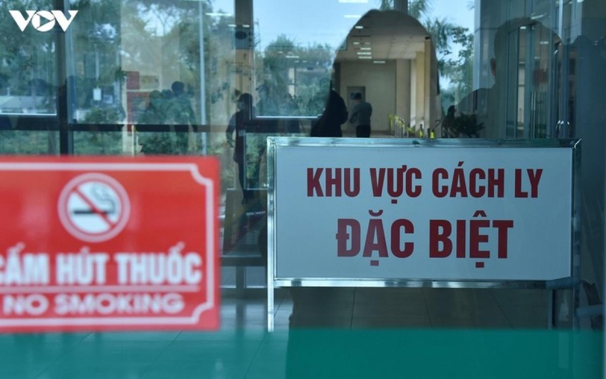 Khu vực cách ly tại BV Bệnh Nhiệt đới T.Ư cơ sở 2.